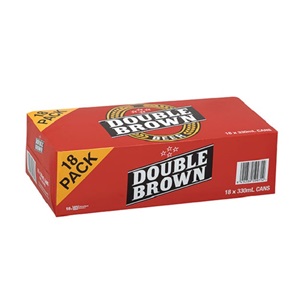 Picture of Double Brown 18pk Cans 330ml