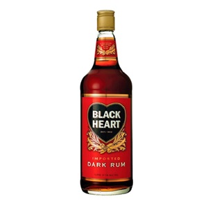 Picture of Black Heart Dark Rum 1000ml