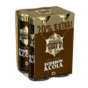 Picture of Codys 7% 4pk Cans Big 300ml