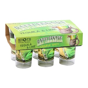 Picture of Shots RattleSnake Tequila & Lime 6pk 30ml
