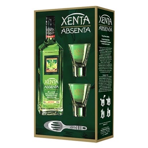 Picture of Xenta Absenta n Glasses+Spoon 700ml
