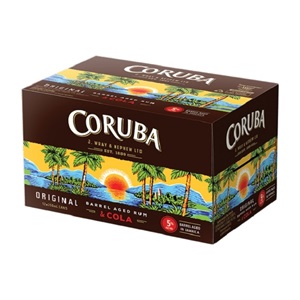 Picture of Coruba 5% Rum n Cola 12pk Cans 250ml