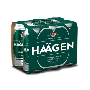 Picture of Haagen Lager 6pk Cans 440ml