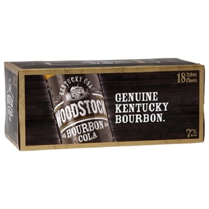 Picture of Woodstock 7% Bourbon n Cola 18pk Cans 250ml