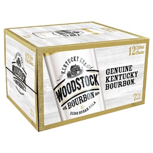 Picture of Woodstock 7% Zero Sugar cola 12pk Cans