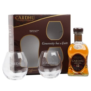 Picture of Cardhu 12YO + Glasses Gift Pack 700ml
