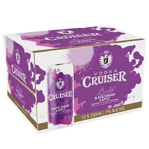 Picture of Cruiser 7% Blackcurrant & Apple 12pk Cans 250ml
