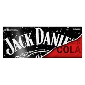 Picture of Jack Daniels n Cola 10pk Cans 330ml