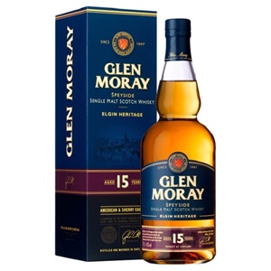Picture of Glen Moray 15YO Premium Single Malt Scotch Whisky 700ml