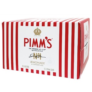 Picture of Pimms Lemonade & Ginger 4% 12pk Cans 250ml
