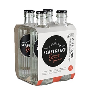 Picture of Scapegrace Gin n Tonic 4pack Bottles 250ml