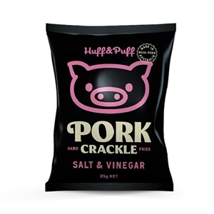 Picture of Huff n Puff Salt & Vinegar Pork Crackle 25gm