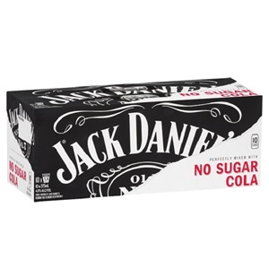 Picture of Jack Daniels & No Sugar Cola 10pk Cans 375ml