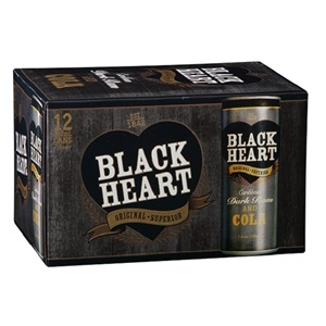 Picture of Black Heart 7% Dark Rum & Cola 12pk Cans 250ml