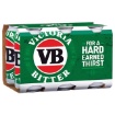 Picture of Victoria Bitter 6pack Cans 375ml