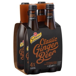 Picture of Schweppes Classic Ginger Beer 4pk 330ml