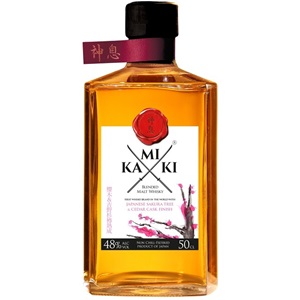 Picture of Kamiki Sakura Wood 48% Sakura Tree & Cedar Cask Finish Japanese Whisky 500ml