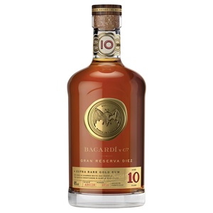 Picture of Bacardi 10YO Diez Master Blender's Reserve Extra Rare Gold Rum 700ml