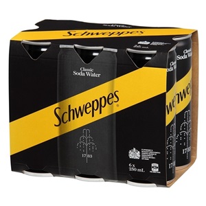 Picture of Schw Soda 6pk Cans 250ml