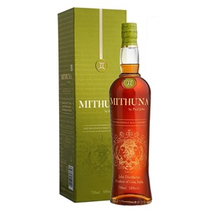 Picture of Paul John's Mithuna Premium Indian Single Malt Whisky 700ml