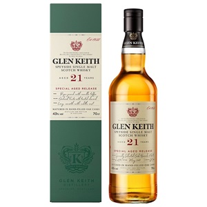 Picture of Glen Keith 21YO Special Release Oak Casks Single Malt Scotch Whisky 700ml