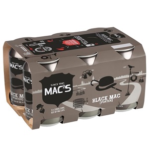 Picture of Mac's Black 6pk Cans 330ml