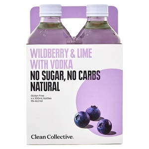 Picture of Clean Colletive Mojito Wildberry & Lime 4pk Bottles 300ml