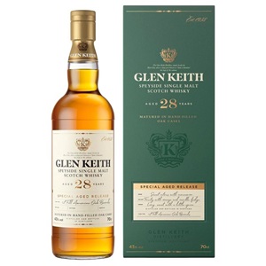 Picture of Glen Keith 28YO Special Aged Release Speyside Single Malt Whisky 700ml