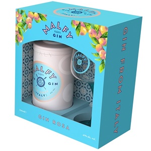 Picture of Malfy Rosa Italian Gin 700ml + Glass Gift Pack