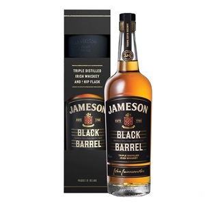 Picture of Jameson Black Barrel + Hip Flask Gift Pack