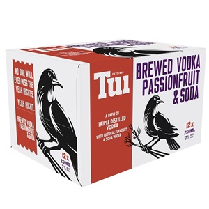 Picture of Tui Vodka Passion 7% 12pk Cans 250ml