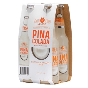 Picture of Le Coq Pina Colada 4pk Bottles 330ml
