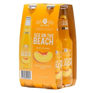 Picture of Le Coq Sex on the Beach 4pk Bottles 330ml