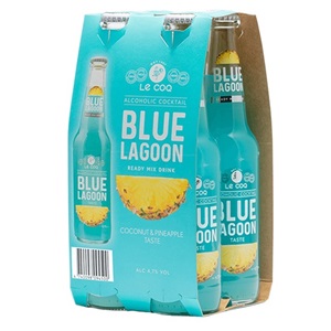 Picture of Le Coq Blue Lagoon 4pk Bottles 330ml