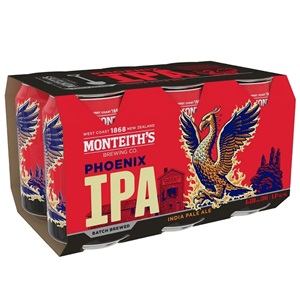 Picture of Monteiths Phoenix IPA 6pk Cans 330ml