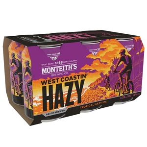 Picture of Monteiths West Coast Hazy 6pk Cans 330ml