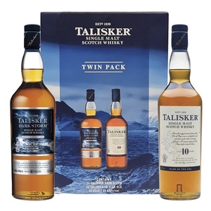 Picture of Talisker 10YO Single Malt 1000m + Talisker Dark Storm 1000ml Gift Pack