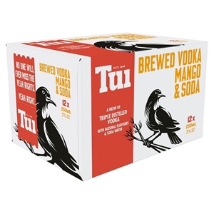 Picture of Tui Vodka Mango 7% 12pk Cans 250ml