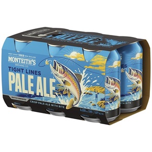 Picture of Monteiths Tight Lines Pale Ale 6pk Cans 330ml