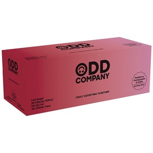 Picture of ODD Company Raspberry & Pomegranate Vodka 10pk Cans 330ml