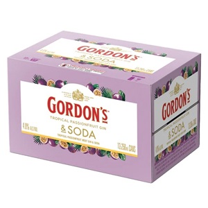 Picture of Gordons G&T Passionfruit 4% 12pk Cans 250ml
