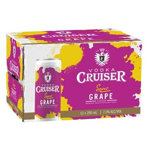 Picture of Cruiser 7% Sour Grape 12pk Cans 250ml