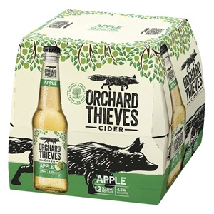 Picture of Orchard Thieves Apple Cider 12pk Bottles 330ml