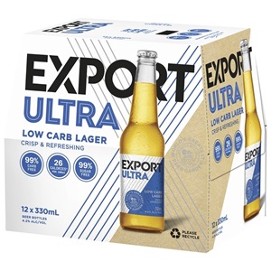 Picture of DB Export Ultra Low Carb 12pk Bottles 330ml