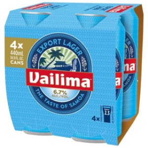 Picture of Vailima Strong 6.7% 4pk Cans 440ml