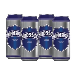 Picture of Thunderbolt Strong Beer 4pk Cans 500ml