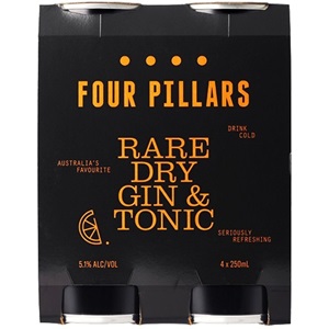 Picture of Four Pillars Rare Dry 4pack Cans 250ml