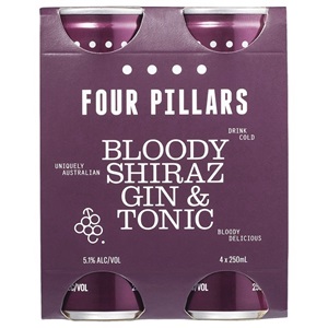 Picture of Four Pillars Bloody Shiraz 4pack Cans 250ml