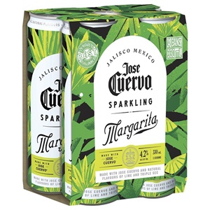 Picture of Jose Cuervo Sparkling Tequila Margarita Mix 4pk Cans 330ml