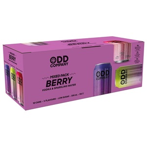 Picture of ODD Company Mixed Berry 10pk Cans 330ml